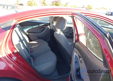 2016 Hyundai Elantra Se from USA, damaged, VIN 5NPDH4AEXGH743340